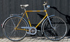 Crescent Automatic Världsmästarcykeln guld, tidigt 70-tal Hybrid / Standard säljes