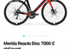 Merida Reacto 7000e Racercykel / Landsväg säljes