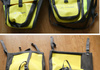 Vaude Aqua back, cykelväskor för bakre pakethållare, 2 st, hi-viz gul, 24 liter/var Tillbehör säljes