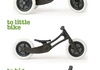 Wishbone Bike RE2 3-i-1 – Miljövänlig balanscykel (12 mån – 5 år).  Barncykel säljes