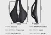 Sadel lättvikt - 140mm bred 240mm lång Komponenter säljes