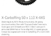 Carbon-ti 50-klinga 110mm axs Komponenter säljes
