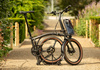 Ny Hopfällbarcykel Brompton G-Line Electric Medium 4 vxl Space Black Elcykel säljes