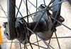 kolfibergaffel 1 1/8 . ,Framhjul bontrager  28",  med White styrstam.thruaxel Komponenter säljes