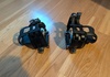 Ett par Mks Sylvan Touring pedaler med svarta BlB straps Komponenter säljes