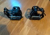 Ett par Mks Sylvan Touring pedaler med svarta BlB straps Komponenter säljes