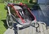 Thule Chariot Cougar 2 – dubbelvagn med cykelkit och jogginghjul Tillbehör säljes