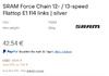 Sram force flat top - ny &amp; vaxad kedja Komponenter säljes