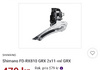 Shimano GRX FD-RX810 framväxel Komponenter säljes