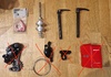 Garage-rensning: Thru-Axles, SRAM GX Eagle, RockShox OneLock, SRAM DUB BB PressFit Komponenter säljes