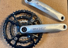 Shimano XT FC-M751 vevparti 3-delat, 22/32/44t, bcd 104/64