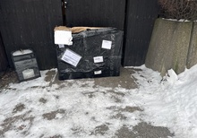 Skänkes Låda för liten ram eller hjul 