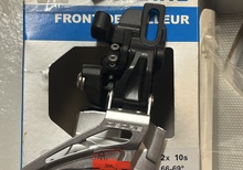 framväxel Deore 2x10 (Ny)