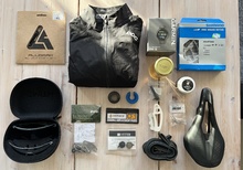 Alugear drev, Shimano, Hayes tillbehör, RockShock olja och fett mm