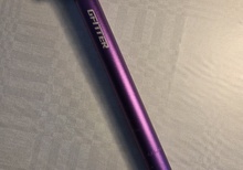 28.6 x 350mm sadelstolpe, aluminium