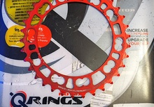 Rotor framdrev 110bcd 34t röd eller svart