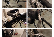 Reservdelscykel med Campagnolo-komponenter