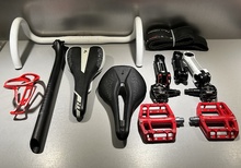 Diverse komponenter efter garagerensning