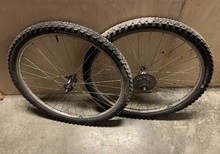 Hjulpar, styrkrona, bromsar, m.m.. (retro/old school)