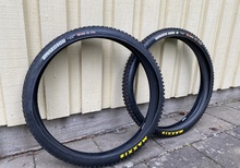 Maxxis dissector 29x2.4 inkl rimpact insert samt DHR 2