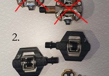 Pedaler Crankbrothers Candy 3, 800 kr. Look X-track Gravel Edition, 250 kr.