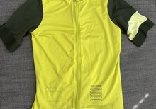 RAPHA WOMEN'S PRO TEAM TRAINING JERSEY, SMALL Chartreuse/Deep Olive Green