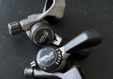 Vintage XT tumväxlar 3x6. Retro MTB