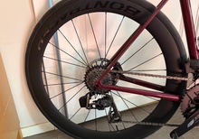 Carbonhjul - Bontrager Aeolus Pro 51 med latexslang och Continental GP5000