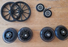 Kullagrade rullhjul till exempelvis Brompton