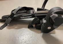 VW original cykelhållare, 2st, för lasthållare på biltak