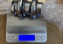 Campagnolo stålstyrlager. Engelsk gänga. Super Record. Nouvo Record styrlager