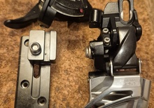 Bullitt främre växelförare med reglage