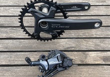 Helt nytt Shimano CUES 11s Kit (RD-U8000 & Vevparti) - Avplockat från ny cykel