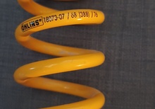 Öhlins fjädrar 75mm