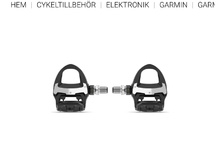 Garmin dubbelsidig watt pedal el dylik.
