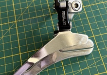 XT FD-M730 31.8 bandtyp framväxel - retro MTB