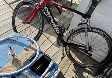 Cervélo P3C (Kolfiber) TT / Triathlonsvagn + Tacx Satori Smart-trainer | Komplett paket