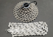 XTR 9 speed kedja/cassette 