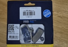 Skivbromsklossar i Metal Sintered nya(Till SRAM CODE R Bromsar)