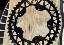 absoluteBLACK GRAVEL 1X OVAL 110/5 BCD N/W PREMIUM CHAINRING