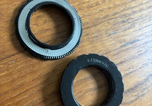 2 st nya Shimano centerlock låsringar