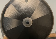 Zipp Super-9 diskhjul + Zipp 858 NSW framhjul