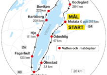 2 startplatser vätternrundan 315. Starttid 22.30 fredagen 