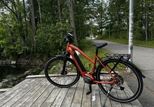 Crescent elda elcykel 51 cm 28" för dam orange