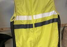 Rapha Brevet gilet gul large vindväst
