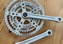 Stronglight vintage vevparti landsväg - 3-delat - 32,42,52t - 172.5 mm