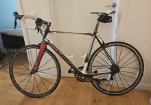 Italiensk kolfibercykel Scapin Anouk – Fulcrum Racing Zero & Wattmätare etc
