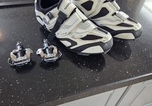 Shimano cykel skor med spd pedaler
