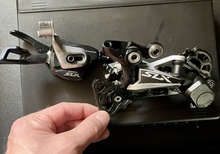 Shimano SLX bakväxel och reglage