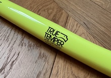 NOS True Temper neon gult styre - retro MTB.